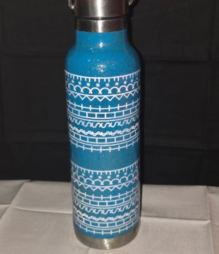 Secret message water bottle